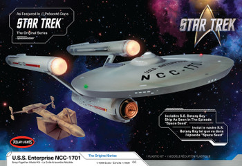 Polar Lights 1000 1:1000 Star Trek TOS USS Enterprise NCC-1701 Plastic Model Kit
