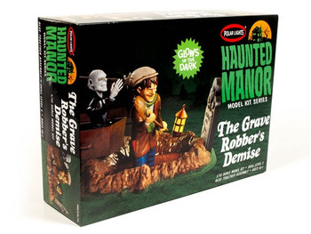 Polar Lights 976 1:12 Haunted Manor Grave Robber's Demise Plastic Figure Kit