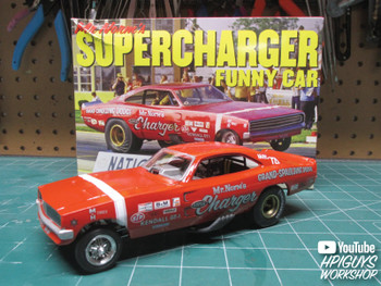 Polar Lights 989 1:25 1969 Dodge Charger Funny Car Mr. Norm Plastic Model Kit