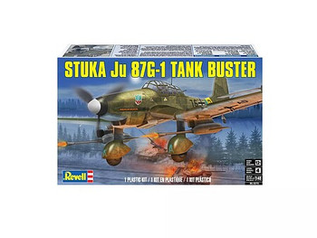 Revell 855270 1:48 Junkers Ju 87G-1 Stuka Tank Buster Plastic Model Aircraft Kit