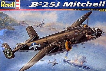 Revell 855512 1:48 North American B-25J Mitchell WWII Bomber Plastic Model Kit