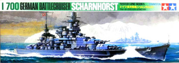 Tamiya 77518 1:700 German Battlecruiser Scharnhorst Waterline Plastic Kit