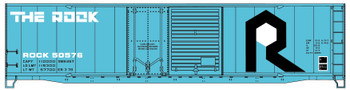 Accurail 5328 HO Scale Rock Island 50' Combination-Door Steel Boxcar Kit