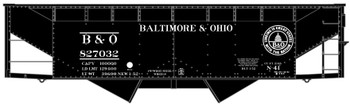 Accurail 81903 HO Scale Baltimore & Ohio N-35A 50-Ton Offset Twin Hopper