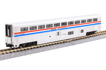 Kato 106-3530 N Scale Amtrak F40PH & Superliner Phase III 4-Unit Set DCC Sound