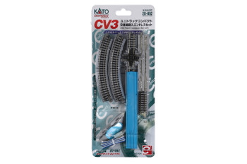 Kato 20-892 N Scale CV-3 Unitrack Compact Oval Set w/ 90 degree crossing