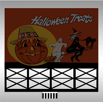 Miller Engineering 888501 HO/O Scale Brach's Halloween Treats Billboard