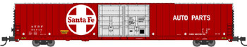 Bluford Shops 86820 N Scale Santa Fe 86' Auto Parts Double-Door Boxcar #36716