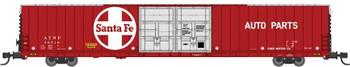 Bluford Shops 86825 N Scale Santa Fe 86' Auto Parts Double-Door Boxcar #36713