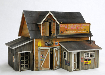 Banta Model Works 6127 O Scale Crick Hollow Hardware Laser-Cut Wood Building Kit