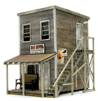 Banta Model Works 6131 O Scale B&O Hotel Trackside Laser-Cut Wood Building Kit