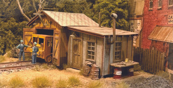 Bar Mills 0362 HO Scale Handcar Shed at Cranberry Yard Laser-Cut Wood Kit