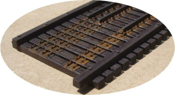 Central Valley 19098 HO Scale Code 70/83 Dual Gauge Bridge Ties Detail Kit