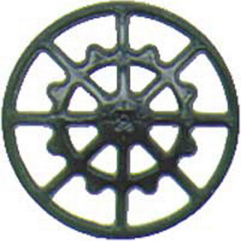 Kadee 2040 HO Scale Ajax Vertical Brake Wheels Black Pack of 8 Detail Parts