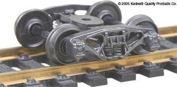 Kadee 550 HO Scale Bettendorf Self-Centering Trucks 33in Smooth Back Wheels