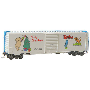 Kadee 6934 HO Scale Winnie-the-Pooh 2025 Christmas 50ft PS-1 Boxcar Blue