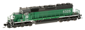 InterMountain 69321-05 N Scale Burlington Northern SD40-2 Diesel #6332 DC