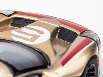 AFX 22061 HO 2022 Ford GT Heritage Edition #5 Gold Mega G+ 1/64 Slot Car