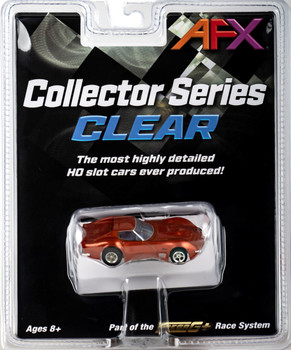 AFX 22047 HO 1970 Chevy Corvette LT1 Orange Metallic Mega G+ 1/64 Slot Car