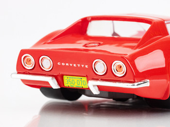 AFX 22055 HO 1970 Chevy Corvette LT1 Wildfire Red/Yellow Mega G+ Slot Car