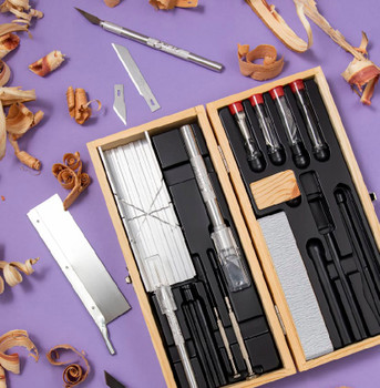 Excel Blades 44286 Deluxe Knife and Tool Set Hobby Craft Tool for Modeling