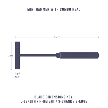Excel Blades 50500 Tack Hammer with Interchangeable Heads Hobby Craft Tool