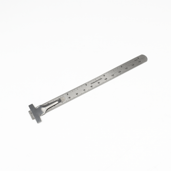 Excel Blades 55677 6" Stainless Steel Pocket Ruler Hobby Craft Tool for Modeling
