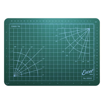 Excel Blades 60002 8.5" x 12" Cutting Mat Green Hobby Craft Tool for Modeling