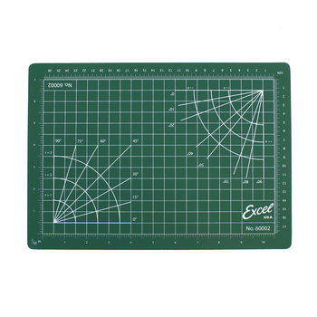 Excel Blades 60002 8.5" x 12" Cutting Mat Green Hobby Craft Tool for Modeling