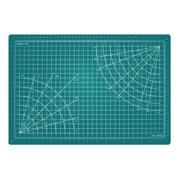 Excel Blades 60003 12" x 18" Self Healing Cutting Mat Green Hobby Craft Tool