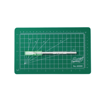 Excel Blades 90003 Precision Cutting Mat and Knife Set Black Hobby Craft Tool