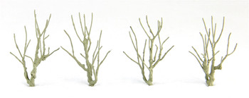 JTT Scenery 94105 N Scale 2" Mountain Gum Tree Armatures 4-Pack Diorama
