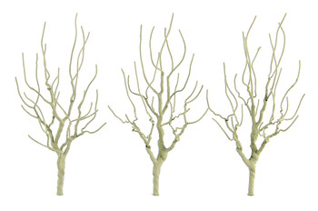 JTT Scenery 94120 HO Scale 4" Mountain Gum Tree Armatures 3-Pack Diorama