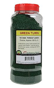 JTT Scenery 95095 All Scale Turf Forest Green Coarse 60" Model Railroad Scenery