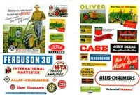 J & L Innovations 296 HO Scale Farm & Tractor Signs 1940s-50s Model Railroad