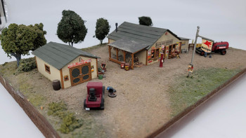 J & L Innovations 321 HO Scale Saw Pit Store Laser-Cut Building Structure Kit