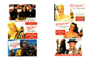 J & L Innovations 328 N Scale "Stars of the Past" RC Cola Billboard Signs 1940's