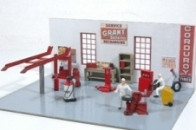 J & L Innovations 498 HO Scale Gas Station Interior Equipment & Tool Detail Set