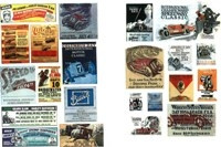 J & L Innovations 548 HO Scale Vintage Racing & Speedway Signs 1920s-40s