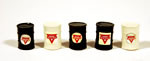 J & L Innovations 569 HO Scale Custom Oil Barrels - Conoco Model Railroad