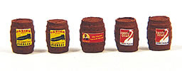 J & L Innovations 712 HO Scale Custom Barrels - Country Store Model Railroad