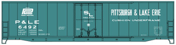 Accurail 5829 HO Scale Pittsburgh & Lake Erie 50' Steel Boxcar Kit Model Train