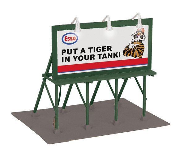 MTH 30-90744 O Gauge RailKing Esso Lighted Billboard Model Train Accessory