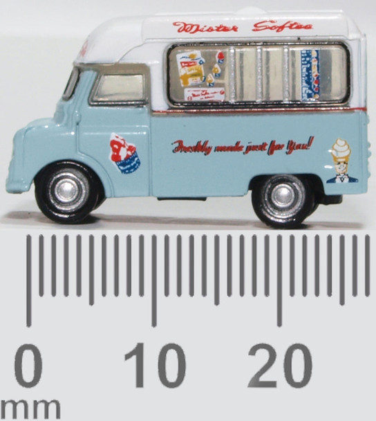Oxford Diecast NCA021 N Scale Bedford CA Ice Cream Van Mr Softee 1:148