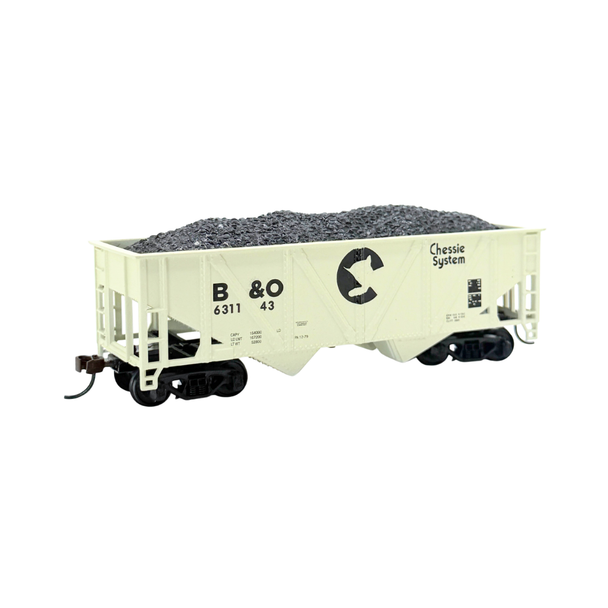 Rock Island Hobby 032210 HO Scale Chessie System 36' Hopper with Coal Load B&O