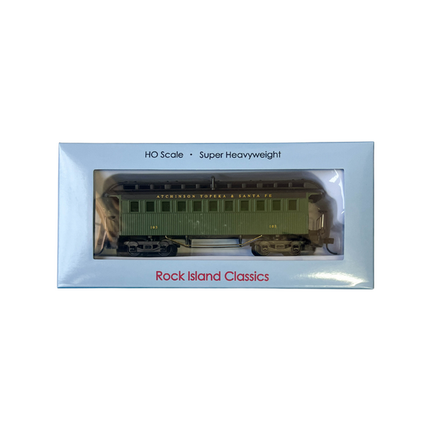 Rock Island Hobby 032217 HO Scale Santa Fe Vintage 1890 Coach Passenger Car