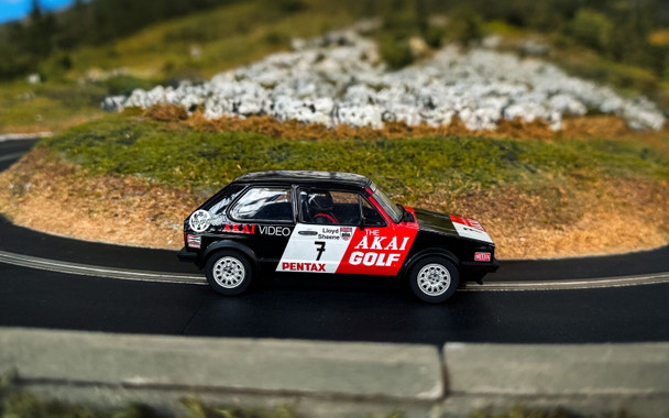 Scalextric 1:32 Scale 1979 VW Golf GTI Richard Lloyd Racing Slot Car C4520
