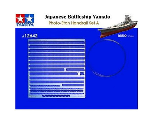 Tamiya 1:350 Scale Photo-Etched Handrail Set A Ship Detail-Up Parts 12642