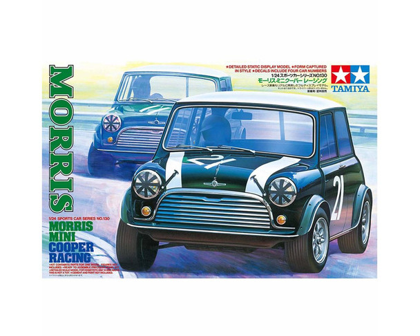 Tamiya 1:24 Scale Morris Mini Cooper Racing Plastic Model Kit 24130