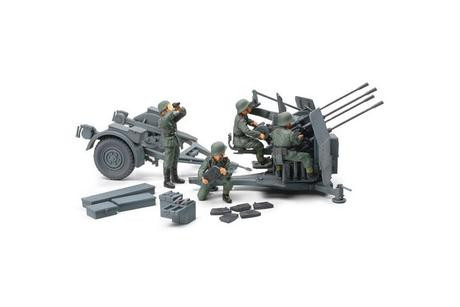 Tamiya 1:48 Scale German 20mm Flakvierling 38 Plastic Model Kit 32554